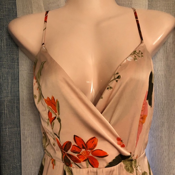 𝘉𝘭𝘶𝘴𝘩 𝘗𝘪𝘯𝘬 𝘍𝘭𝘰𝘳𝘢𝘭 𝘗𝘳𝘪𝘯𝘵 𝘚𝘢𝘵𝘪𝘯 𝘔𝘢𝘹𝘪 𝘋𝘳𝘦𝘴𝘴 - Picture 3 of 12